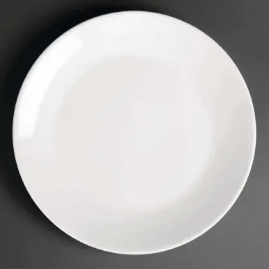 Royal Porcelain Classic White Coupe Plates 210mm