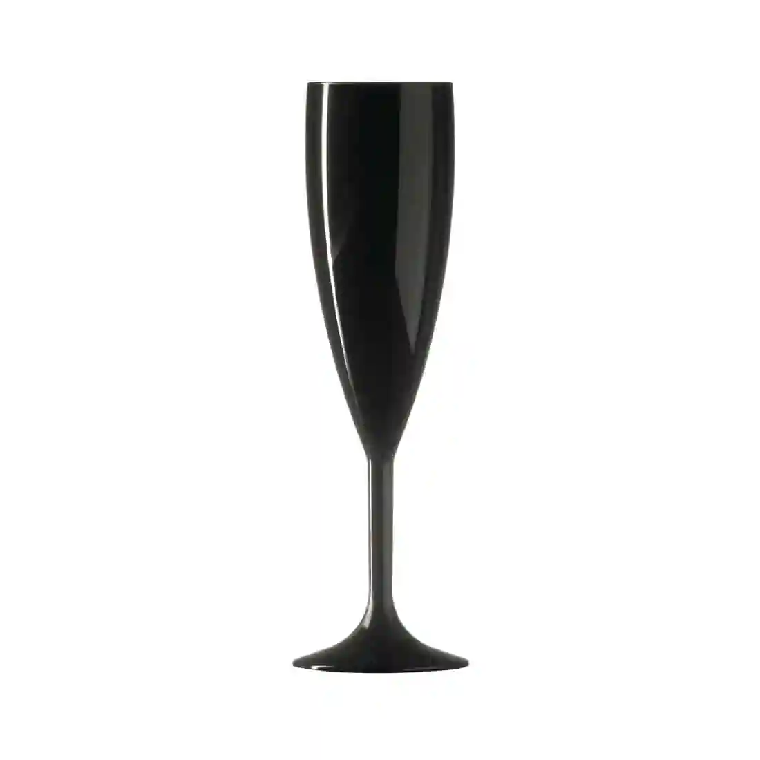 BBP Polycarbonate Champagne Flute 187ml Black