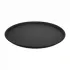 Cambro Fibreglass Round Non-Skid Tray Black 16in