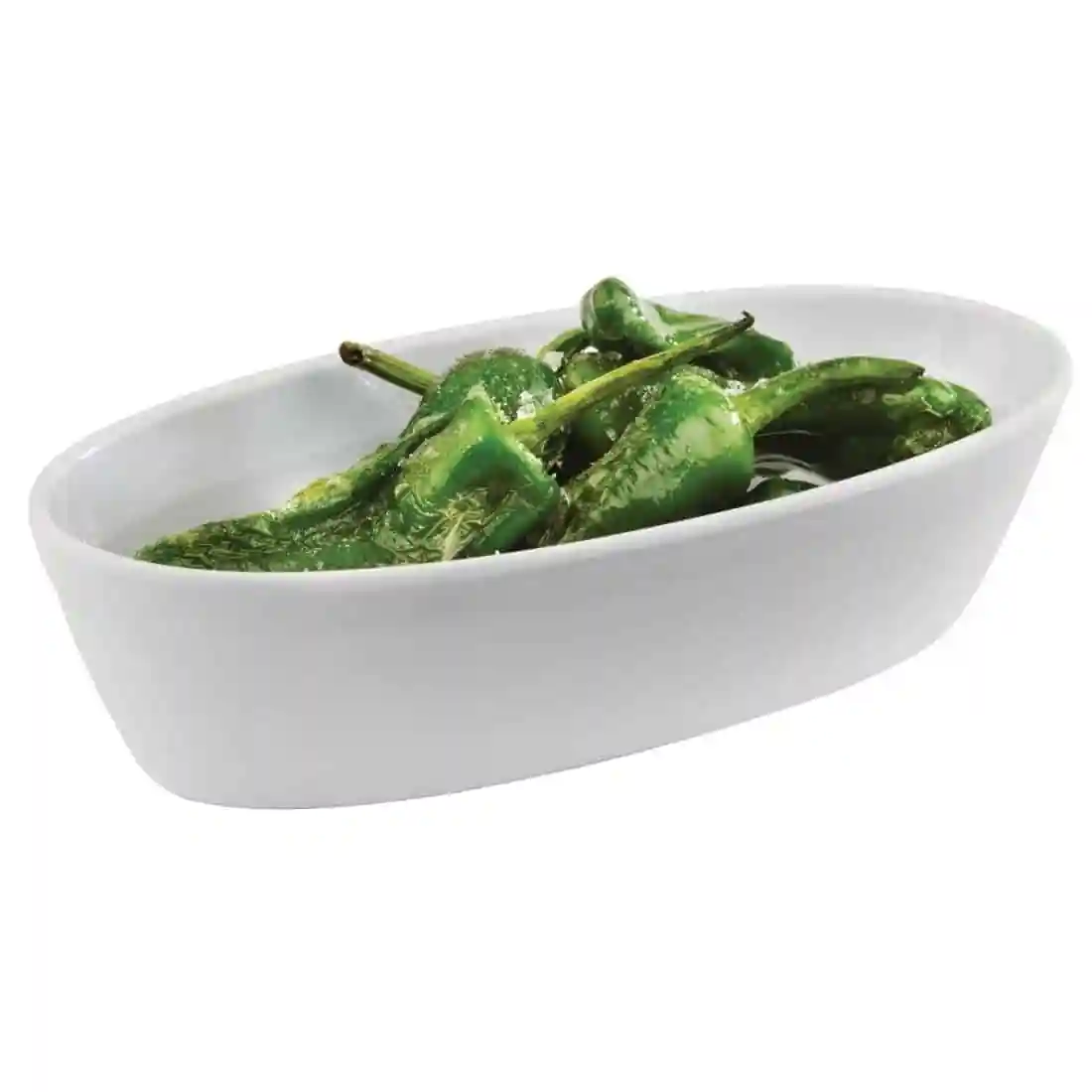 APS Tierra White Oblong Bowl 170mm