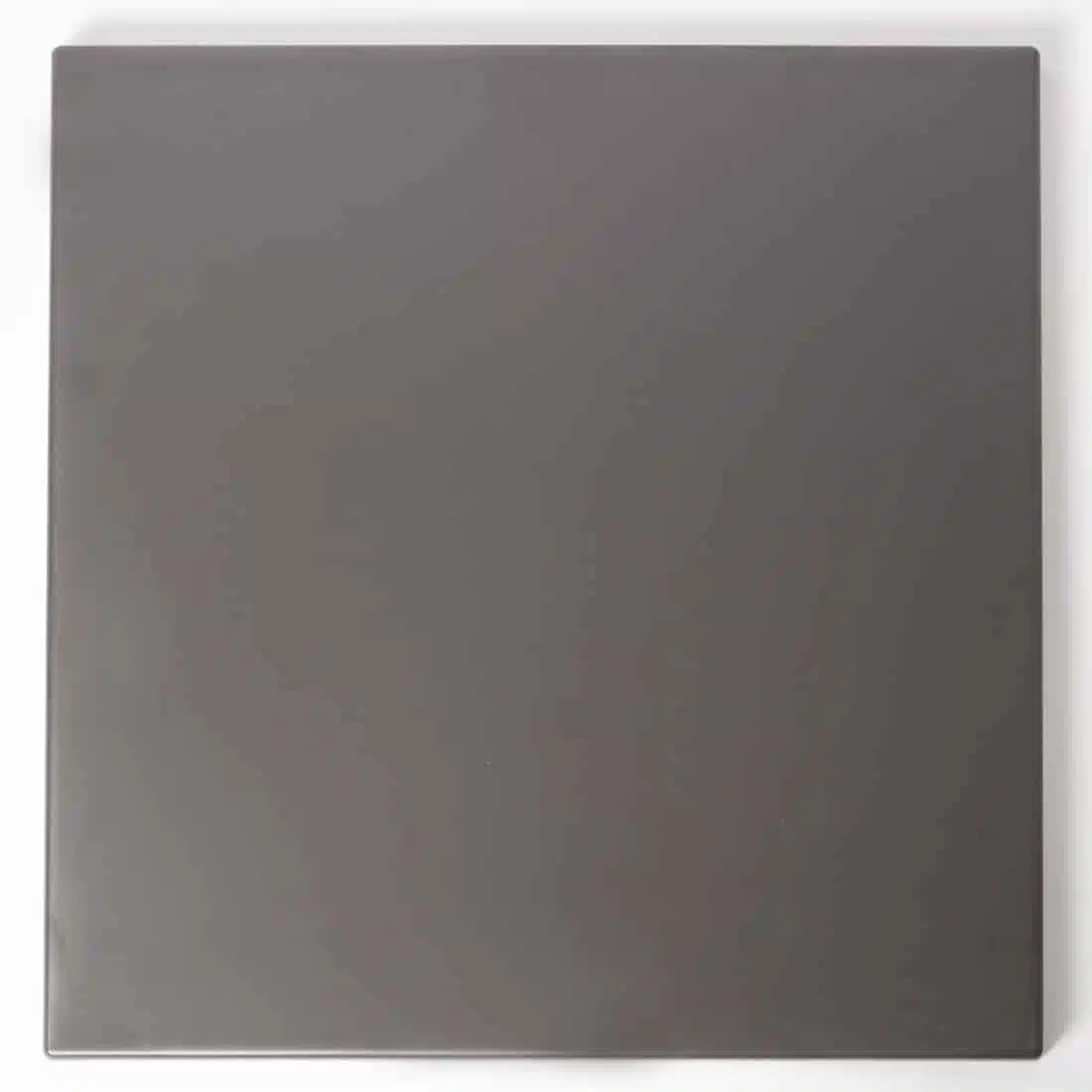 Werzalit Pre-drilled Square Table Top Dark Grey 800mm