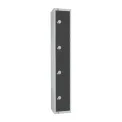 Elite Four Door Coin Return Locker Graphite Grey