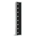 Elite Eight Door Manual Combination Locker Locker Black