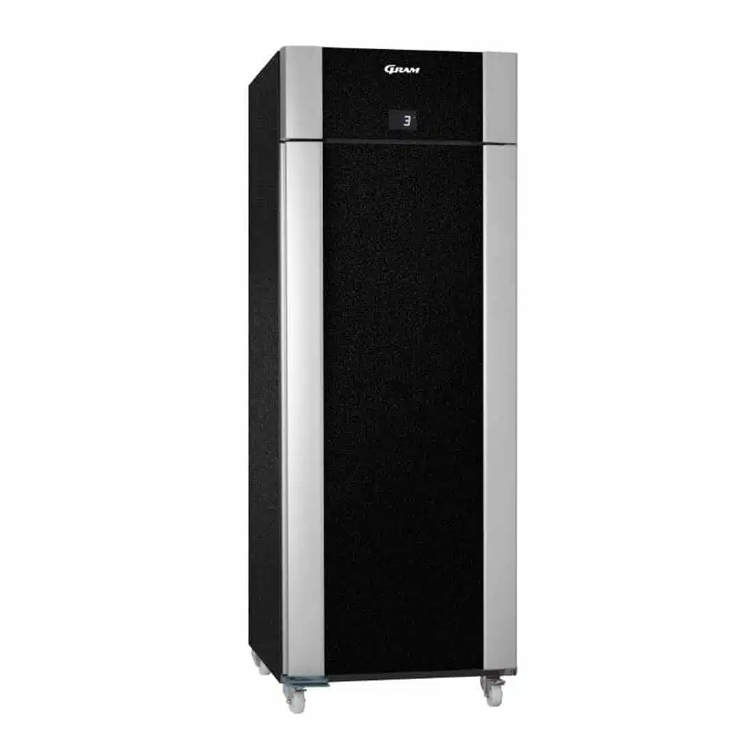 Gram Eco Twin 1 Door 601Ltr Freezer Black F 82 BAG C1 4N