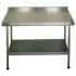 Franke Sissons Stainless Steel Wall Table with Upstand 1800x650mm
