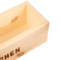 Natural Wood Tabletop Condiment Holder