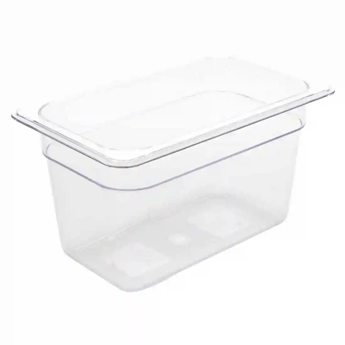 Vogue Polycarbonate 1/4 Gastronorm Container 150mm Clear