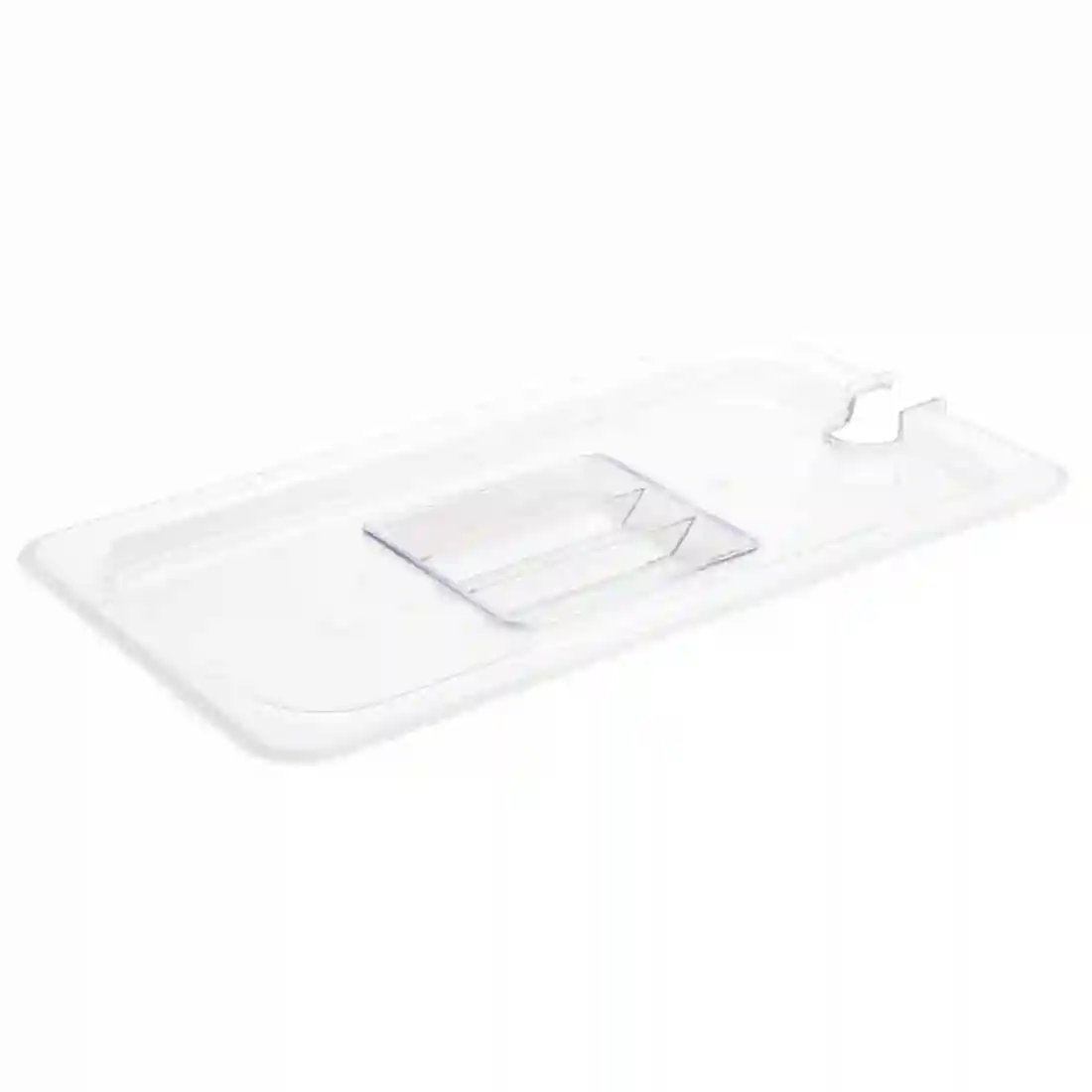 Vogue Polycarbonate 1/3 Gastronorm Lid Notched