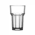BBP Polycarbonate Nucleated American Highball Glasses Half Pint CE Marked