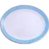 Steelite Rio Blue Oval Coupe Dishes 255mm