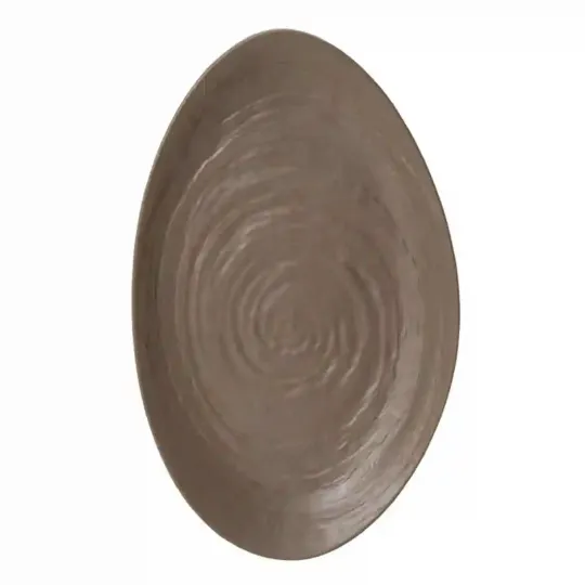 Steelite Scape Mushroom Melamine Oval Platter 400mm
