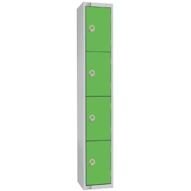 Elite Four Door Manual Combination Locker Locker Green