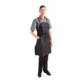 Chef Works Urban Berkeley Denim Brace Bib Apron Dark Indigo - Image 2