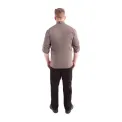 Chef Works Urban Hartford Lightweight Zipper Chefs Jacket Graphite - Image 4