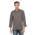 Chef Works Urban Hartford Lightweight Zipper Chefs Jacket Graphite - Image 1