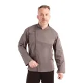 Chef Works Urban Hartford Lightweight Zipper Chefs Jacket Graphite - Image 5