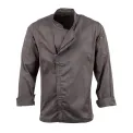Chef Works Urban Hartford Lightweight Zipper Chefs Jacket Graphite - Image 10