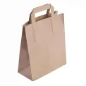 Fiesta Recyclable Brown Paper Carrier Bags Medium (Pack of 250) - Image 2