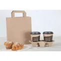 Fiesta Recyclable Brown Paper Carrier Bags Medium (Pack of 250) - Image 9