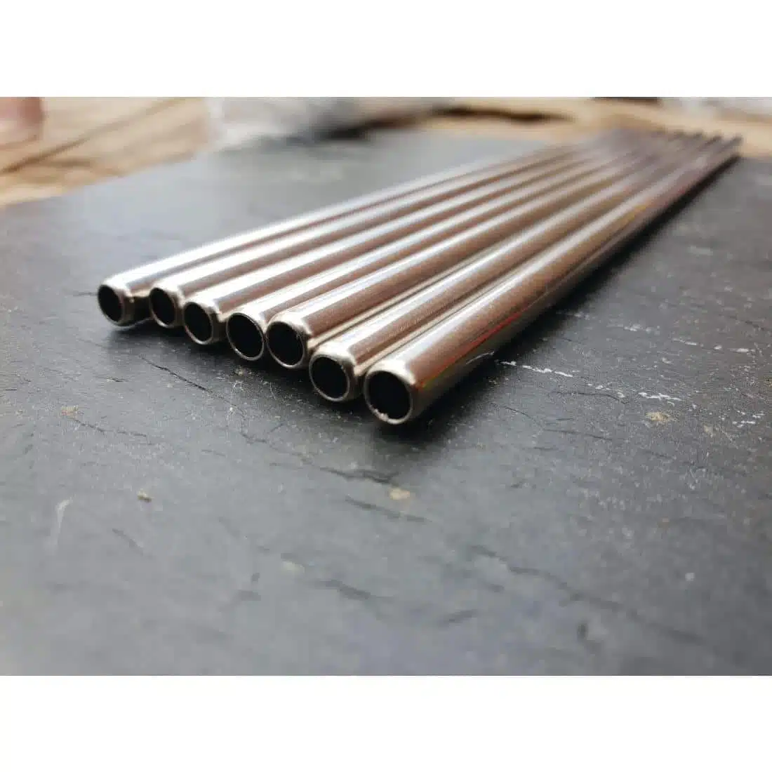 Beaumont Stainless Steel Metal Straws 8.5" (Pack of 25) - Image 4