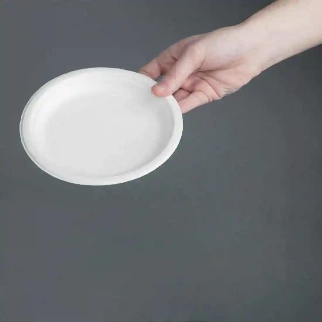Fiesta Compostable Bagasse Plates Round 179mm (Pack of 50) - Image 9