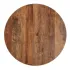 Bolero Pre-Drilled Round Table Top Urban Dark 600mm