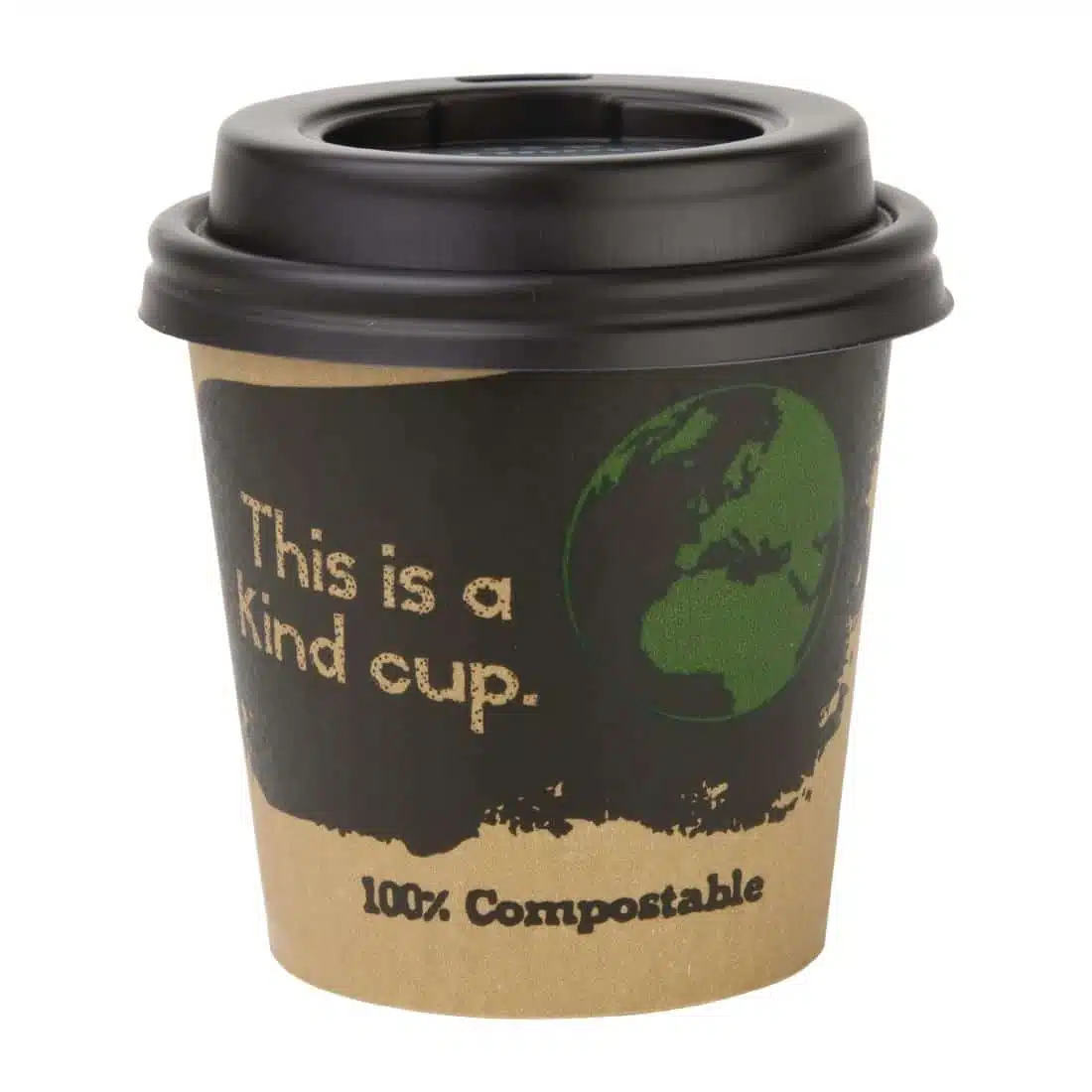 Fiesta Compostable Espresso Cup Lids 113ml / 4oz (Pack of 1000) - Image 2
