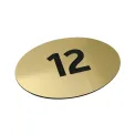 Laser Engraved Hotel Door Numbers – 2 Sizes