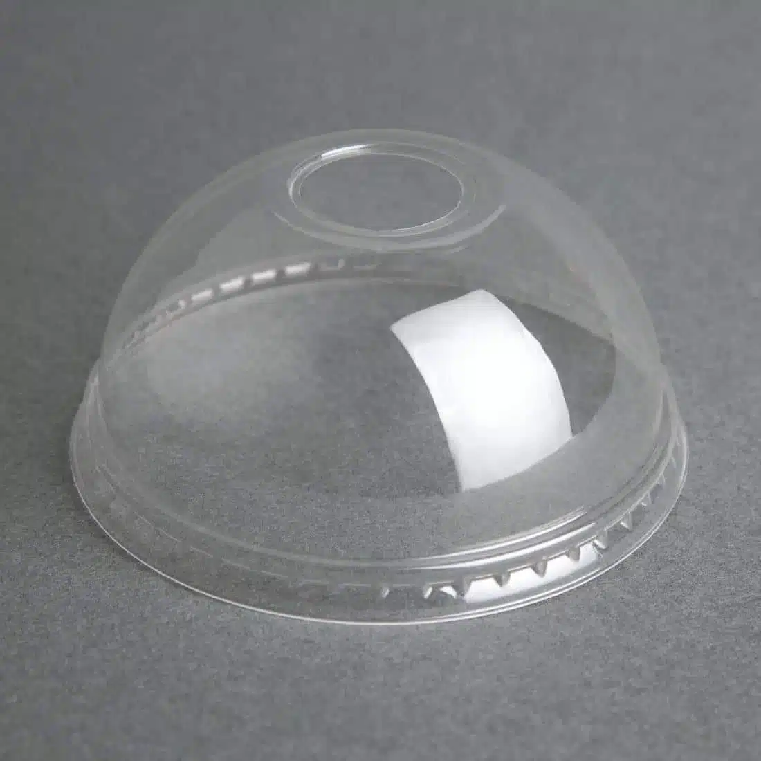 Fiesta Compostable PLA Cold Cup Domed Lids 12oz / 16oz / 20oz (Pack of 1000) - Image 1
