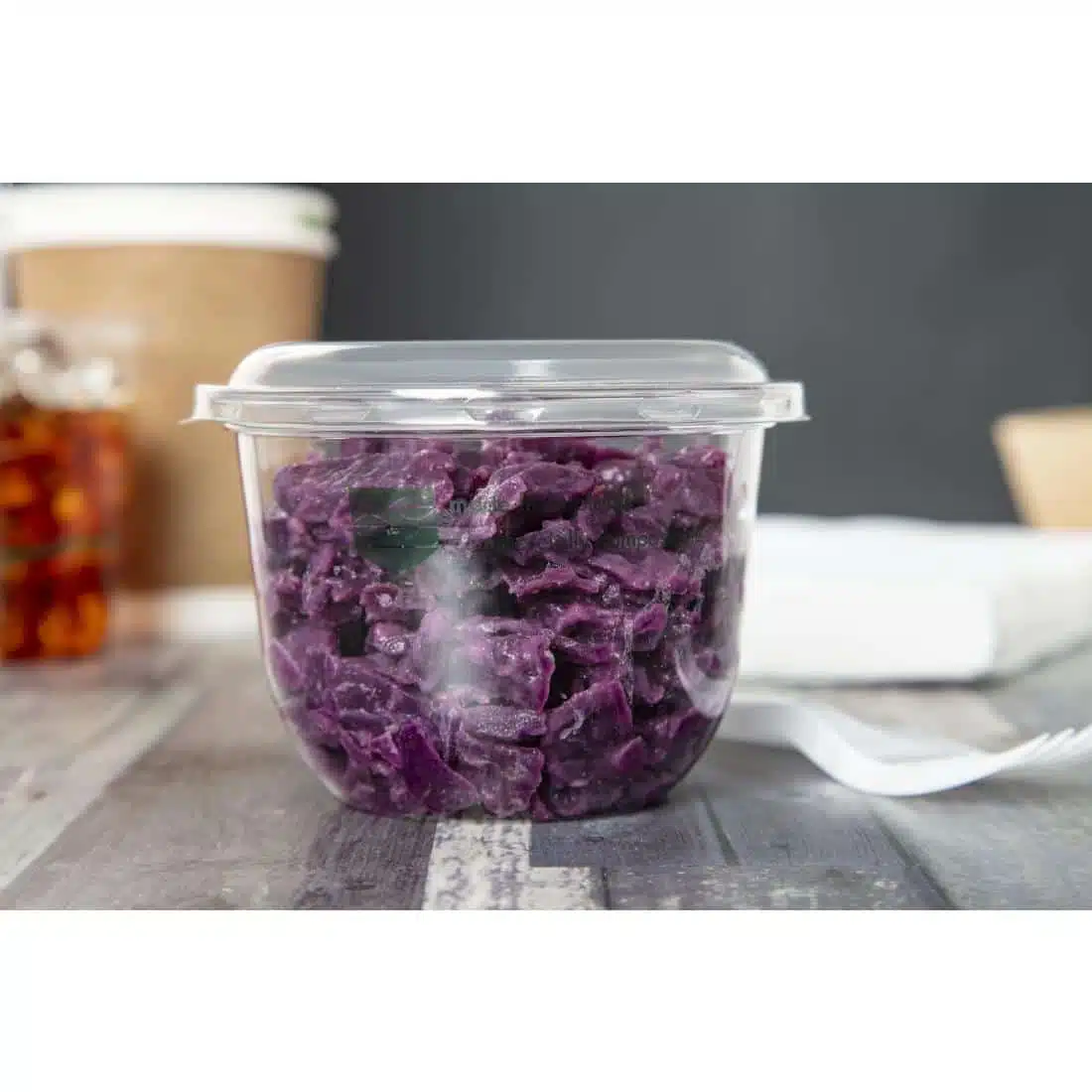 Vegware 96-Series Compostable PLA Deli Pots 10oz (Pack of 1000) - Image 6