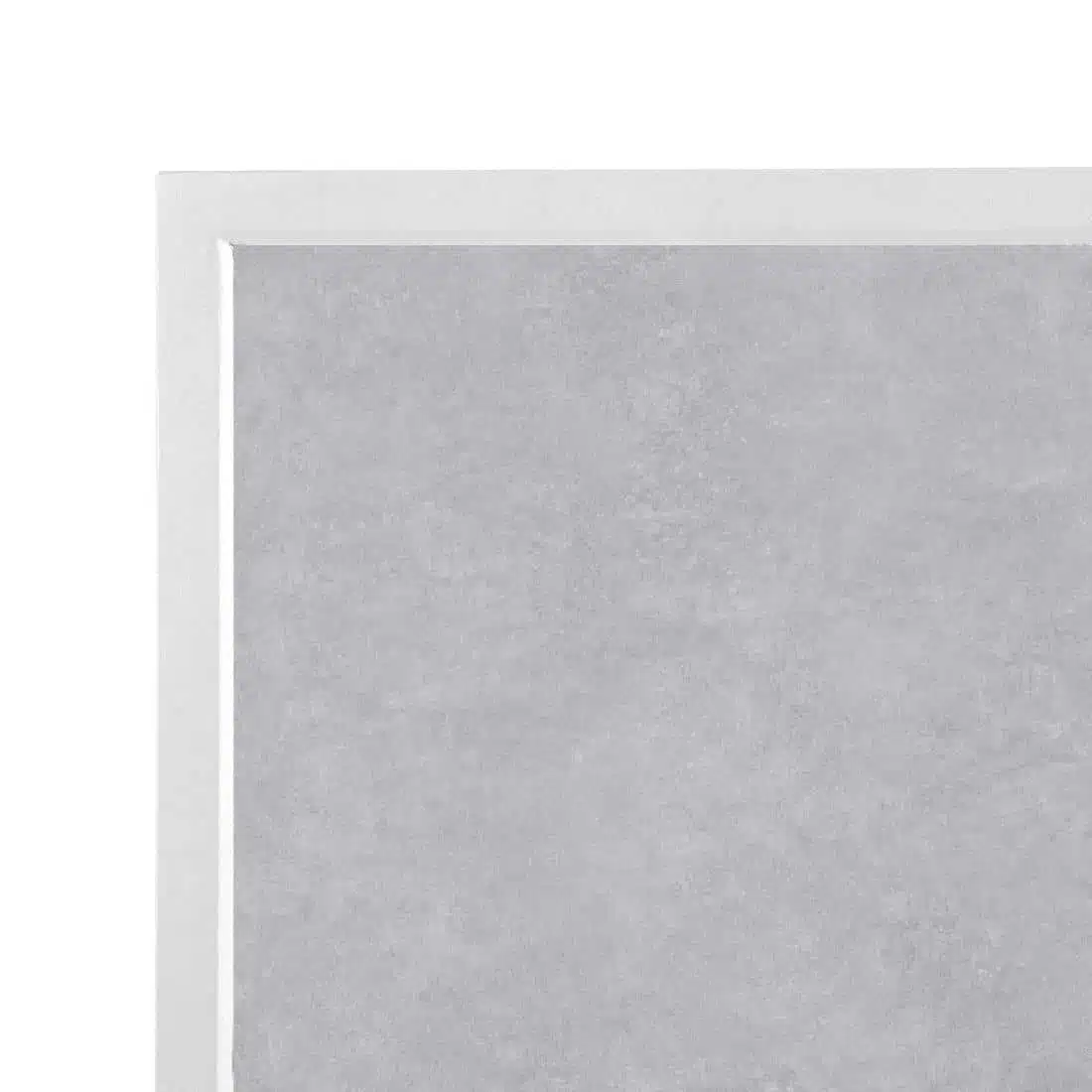 Bolero Light Grey Stone Effect Outdoor Tempered Glass Table Top White Trim 700mm - Image 3