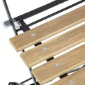 Bolero Perth Pavement Style Folding Chairs Wood Effect (Pack of 2) - Image 5