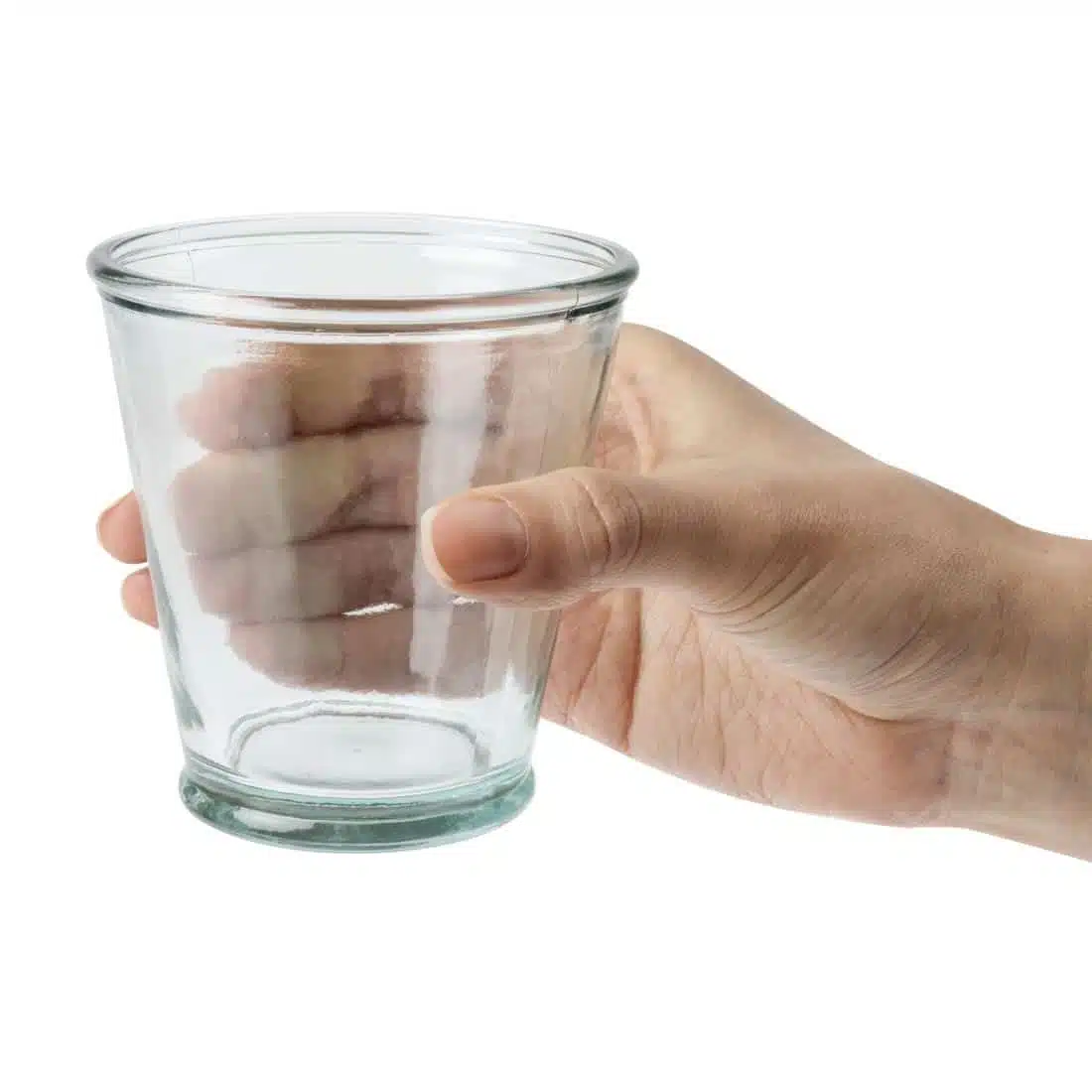 Olympia Recycled Glass Conical Tumblers 220ml (6 pack) - Image 4
