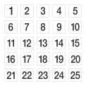 Plastic Table Number Inserts - Image 3