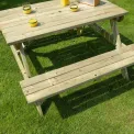 Rowlinson Picnic Table 5ft with Grey Parasol 2.7m - Image 8