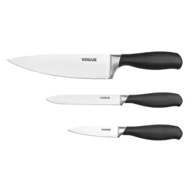 Vogue Prep Like A Pro 3-Piece Soft-Grip Knife Set