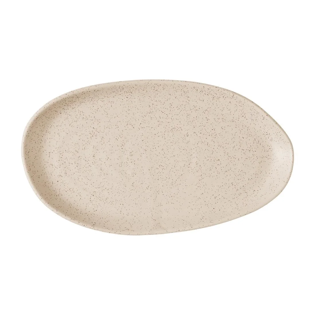 Churchill Stonecast Natural Organic Platters Nutmeg Cream 260x150mm (6 Pack) - Image 1