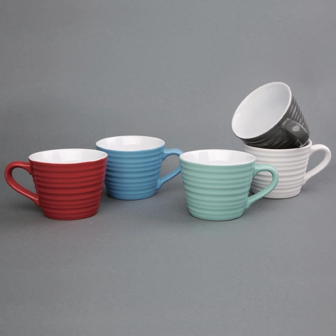 Olympia Cafe Aroma Mugs White 230ml (6 Pack) - Image 2