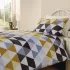 Mitre Essentials Geo Duvet Covers Olive