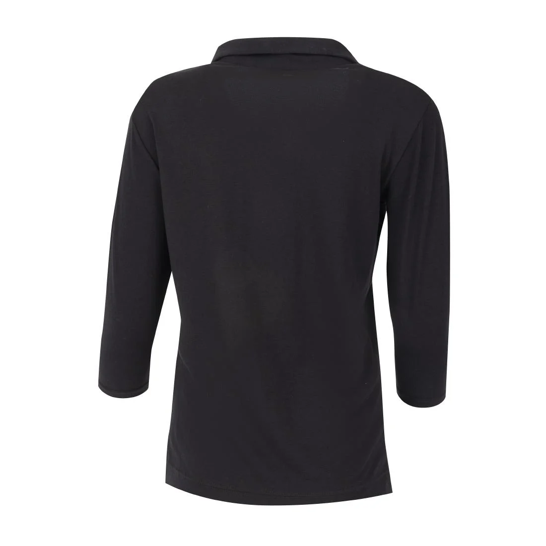 Uniform Works Womens V-Neck T-Shirt Black XS