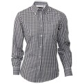 Uniform Works Womens Gingham Shirt Black L