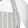 Whites Butchers Stripe Bib Apron Grey/White - Image 6