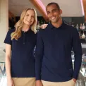 Brook Taverner Frederick Men's Navy Long Sleeve Polo - Image 2