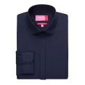Brook Taverner Ladies Long Sleeve Navy Parma Shirt - Image 1