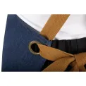 Southside Denim Short Cross-Back Bib Apron Blue - Image 7