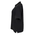 Ladies Polo Shirt Black - Image 4