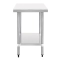 Vogue Stainless Steel Chopping Board Table 900mm
