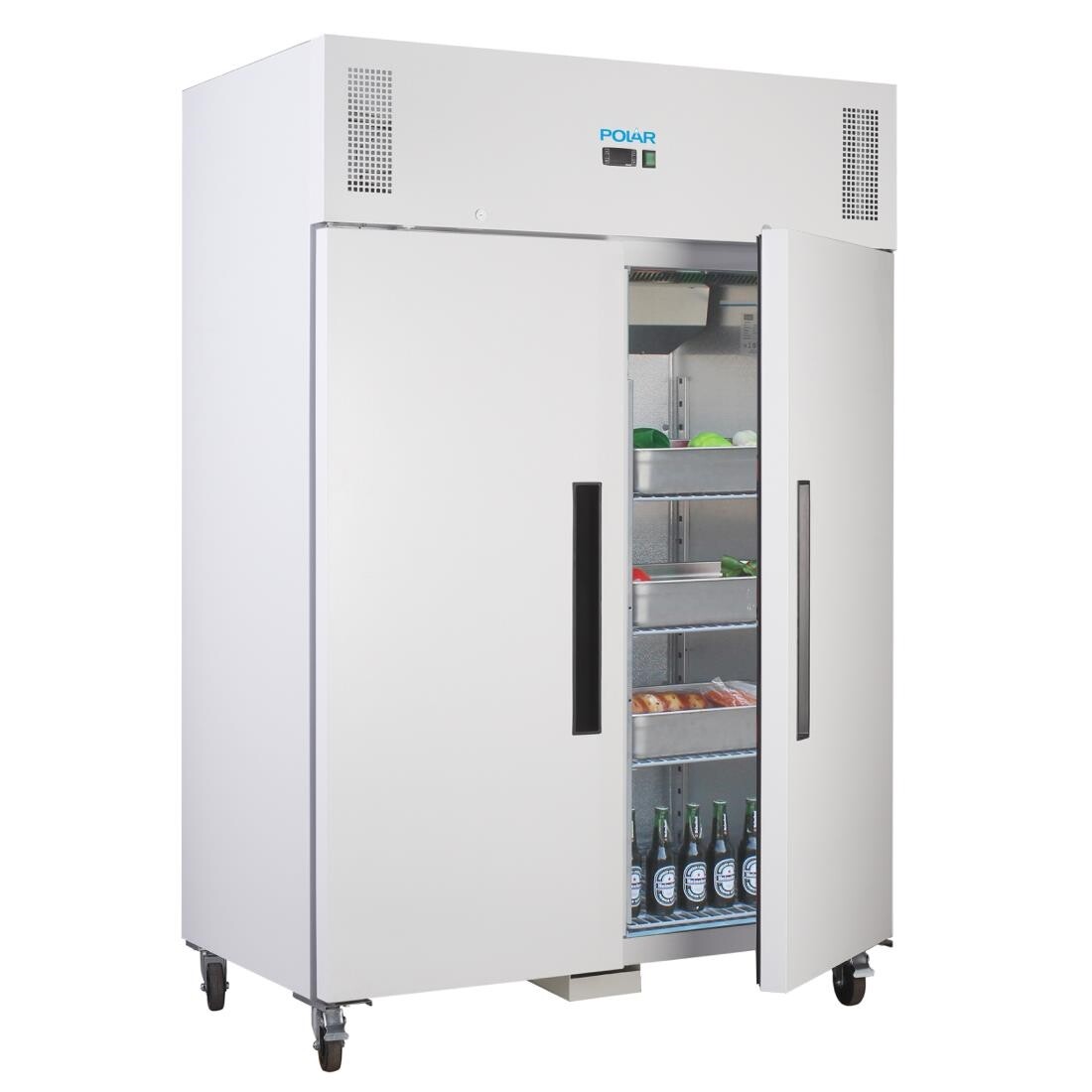Polar Double Door Fridge White 1200Ltr