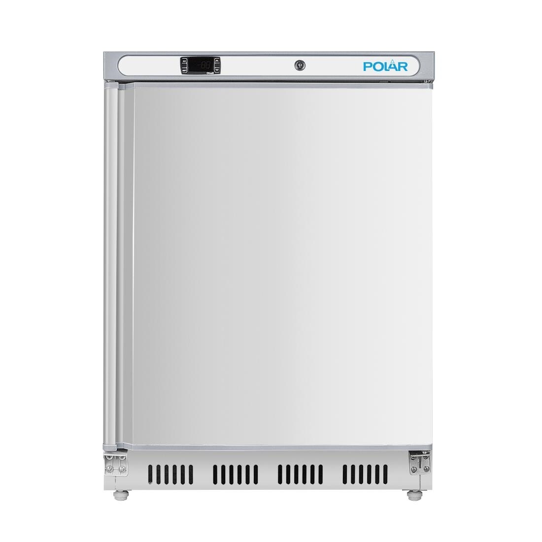 Polar Undercounter Freezer Stainless Steel 140Ltr