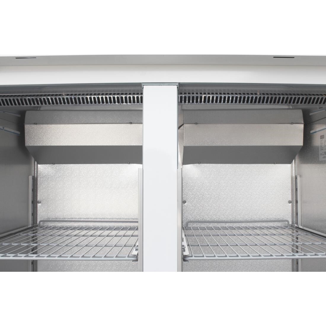 Polar Double Door Freezer White 1200Ltr